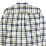 TOMMY HILFIGER Mens Shirt Blue Check Long Sleeve L