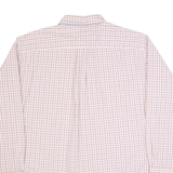 TOMMY HILFIGER Mens Shirt Red Check Long Sleeve L
