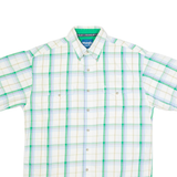 WRANGLER Mens Shirt White Check M