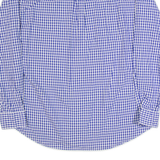 TOMMY HILFIGER Mens Shirt Blue Gingham Long Sleeve L