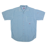 TOMMY HILFIGER Mens Shirt Blue Check M