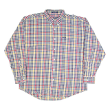 CHAPS RALPH LAUREN Mens Shirt Red Check Long Sleeve XL