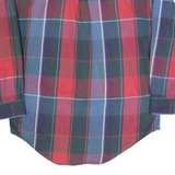 CHAPS RALPH LAUREN Mens Shirt Red 90s Check Long Sleeve L