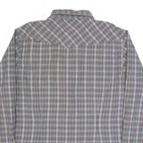 NAUTICA Athletic Fit Mens Shirt Black Check Long Sleeve XL