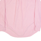 IZOD LACOSTE Mens Plain Shirt Pink Long Sleeve M