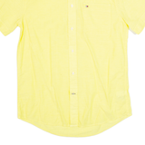 TOMMY HILFIGER Mens Plain Shirt Yellow S
