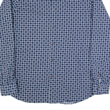 TED BAKER Mens Shirt Blue Spotted Long Sleeve M