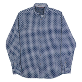 TED BAKER Mens Shirt Blue Spotted Long Sleeve M