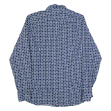 TED BAKER Mens Shirt Blue Spotted Long Sleeve M