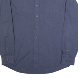 JOOP! Mens Shirt Blue Check Long Sleeve L