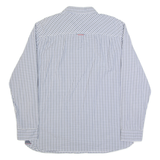 HILFIGER DENIM Mens Shirt Blue Check Long Sleeve XL