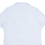 JACK WOLFSKIN Womens Shirt Blue Gingham UK 12