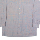 SIRNA Mens Shirt Grey 90s Check Long Sleeve L