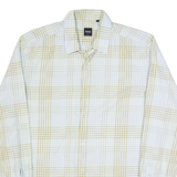 HUGO BOSS Slim Fit Mens Shirt Blue Check Long Sleeve M