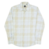 HUGO BOSS Slim Fit Mens Shirt Blue Check Long Sleeve M