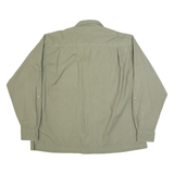 Mens Plain Shirt Blue Long Sleeve XL