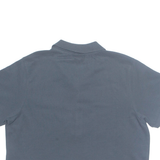 ELLESSE Cropped Womens Polo Shirt Blue UK 18