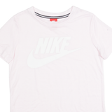 NIKE Womens T-Shirt Pink XS