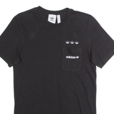 ADIDAS Mens T-Shirt Black S