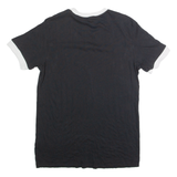 ADIDAS Womens T-Shirt Black UK 8