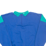 EXPRESSIONS Mens Sweatshirt Blue 1/4 Zip M