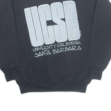 AMERICA'S FINEST University California Santa Barbara Womens Sweatshirt Black USA L