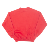 NORTHERN REFLECTIONS Womens Sweatshirt Red 90s M