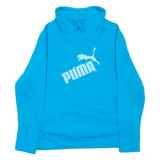 PUMA Mens Sweatshirt Blue High Neck XL