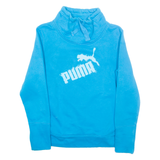 PUMA Mens Sweatshirt Blue High Neck M