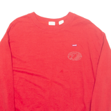 LEVI'S Mens Sweatshirt Red L
