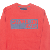 CALVIN KLEIN JEANS Mens Sweatshirt Red L