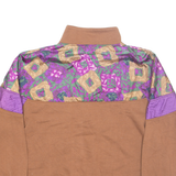 MORSLY Womens Sweatshirt Brown 1/4 Zip L