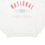 JERZEES National Championship Mens Sweatshirt White USA L