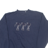 GORDIE Golf Mens Sweatshirt Blue V-Neck M