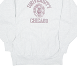 CHAMPION REVERSE WEAVE University Chicago Womens Sweatshirt Grey USA XL