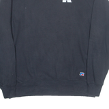 RUSSELL ATHLETIC Mens Sweatshirt Black L