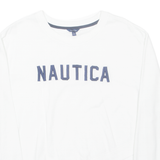 NAUTICA Womens Sweatshirt White L