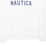 NAUTICA Womens Sweatshirt White L