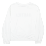 NAUTICA Womens Sweatshirt White L