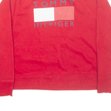TOMMY HILFIGER Womens Sweatshirt Red L