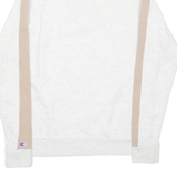 CHAMPION Mens Sweatshirt Grey 1/4 Zip S