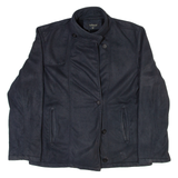 BEN SHERMAN Mens Overcoat Jacket Black M