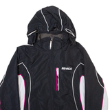 NEVICA Womens Rain Jacket Black Hooded UK 8