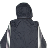 ADIDAS Womens Track Jacket Black Hooded UK 14