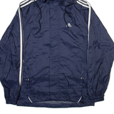 ADIDAS Mens Track Jacket Blue Hooded XS