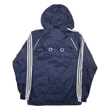 ADIDAS Mens Track Jacket Blue Hooded XS