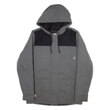 VANS Mens Puffer Jacket Green Nylon Hooded M