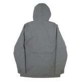 VANS Mens Puffer Jacket Green Nylon Hooded M