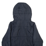 NIKE Mens Puffer Jacket Grey Hooded XS