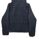 NIKE Mens Puffer Jacket Grey Hooded XS